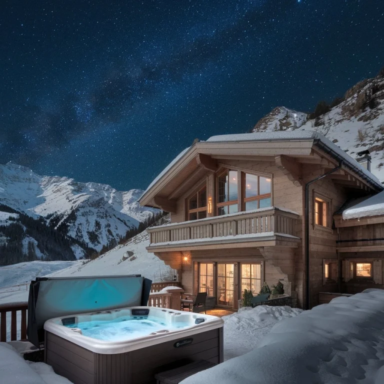 Chalet jacuzzi montagne 2 personnes : séjour romantique