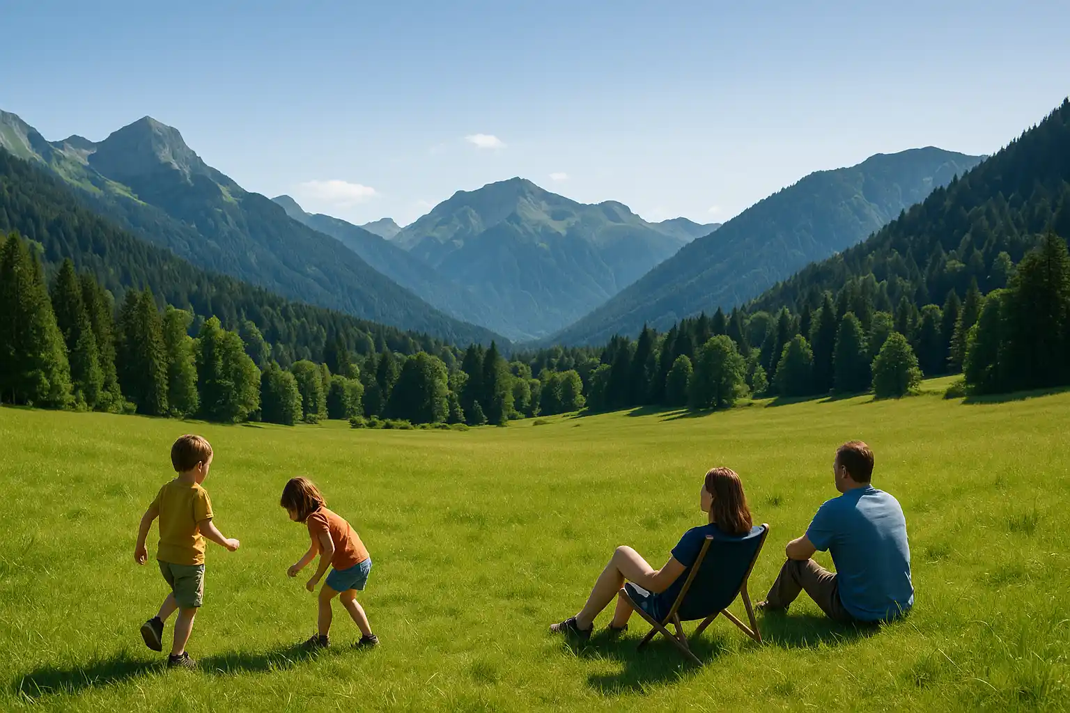 Vacance dans la montagne